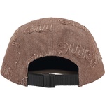 Supreme Lasered Denim Camp Cap (FW24) - Brown