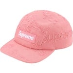 Supreme Lasered Denim Camp Cap (FW24) - Pink