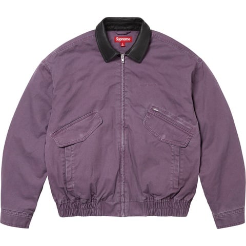 Leather Collar Utility Jacket - fall/winter 2024 - Supreme Leather Collar Utility Jacket - fall/winter 2024 - Supreme