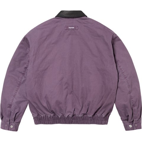 Leather Collar Utility Jacket - fall/winter 2024 - Supreme