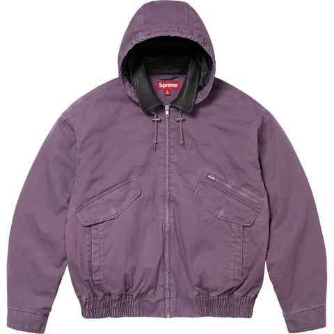 Leather Collar Utility Jacket - fall/winter 2024 - Supreme