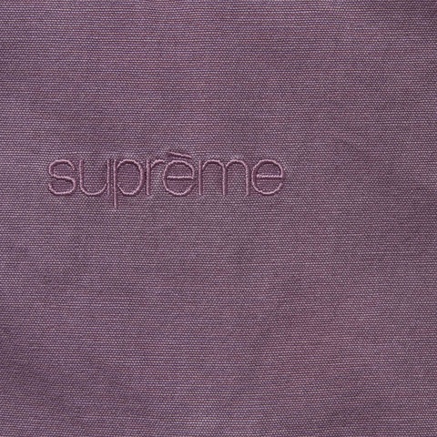 Supreme Leather Collar Utility Jacket - Dusty Purple