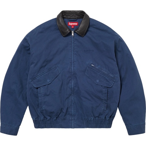 Leather Collar Utility Jacket - fall/winter 2024 - Supreme