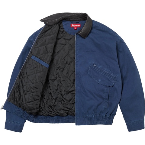 Leather Collar Utility Jacket - fall/winter 2024 - Supreme
