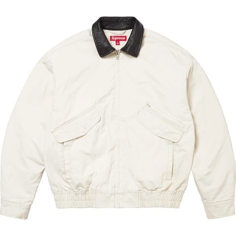 Leather Collar Utility Jacket - fall/winter 2024 - Supreme