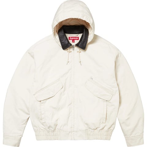 Leather Collar Utility Jacket - fall/winter 2024 - Supreme
