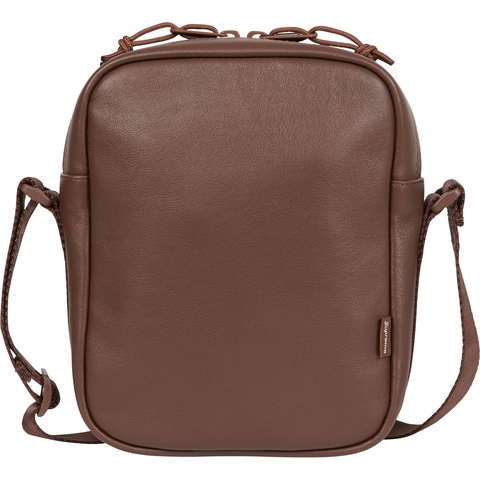 Supreme Leather Shoulder Bag - Brown