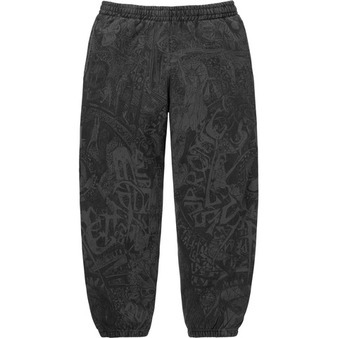 パンツ Supreme Liberty Sweatpant Washed Black Liberty Sweatpant - fall/winter 2024 - Supreme