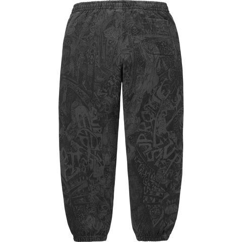 パンツ Supreme Liberty Sweatpant Washed Black Liberty Sweatpant - fall/winter 2024 - Supreme