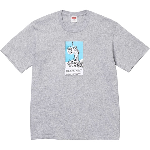 Supreme Liberty Tee - Heather Grey