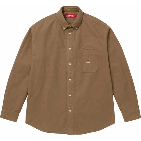 Loose Fit Flannel Oxford Shirt - fall/winter 2024 - Supreme