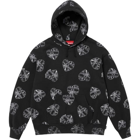 Supreme Love Cash Hooded Sweatshirt - Black