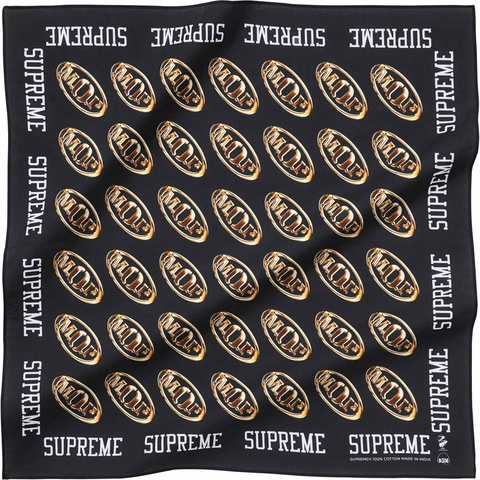 Supreme M.O.P. Bandana（エムオーピーバンダナ） BLACK M.O.P. Bandana - fall/winter 2024 - Supreme