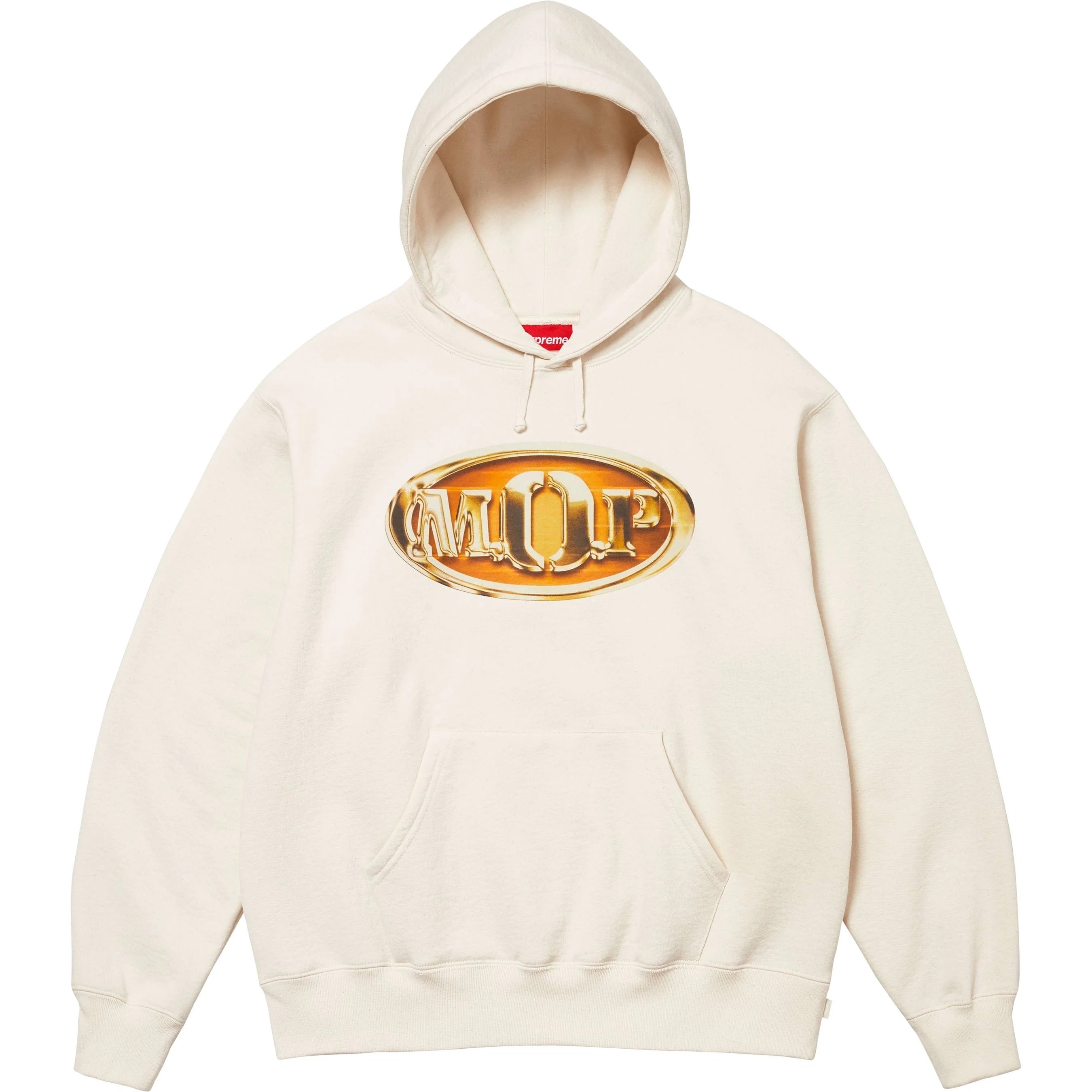 Supreme M.O.P. Hooded Sweatshirt (FW24) - Natural - $178