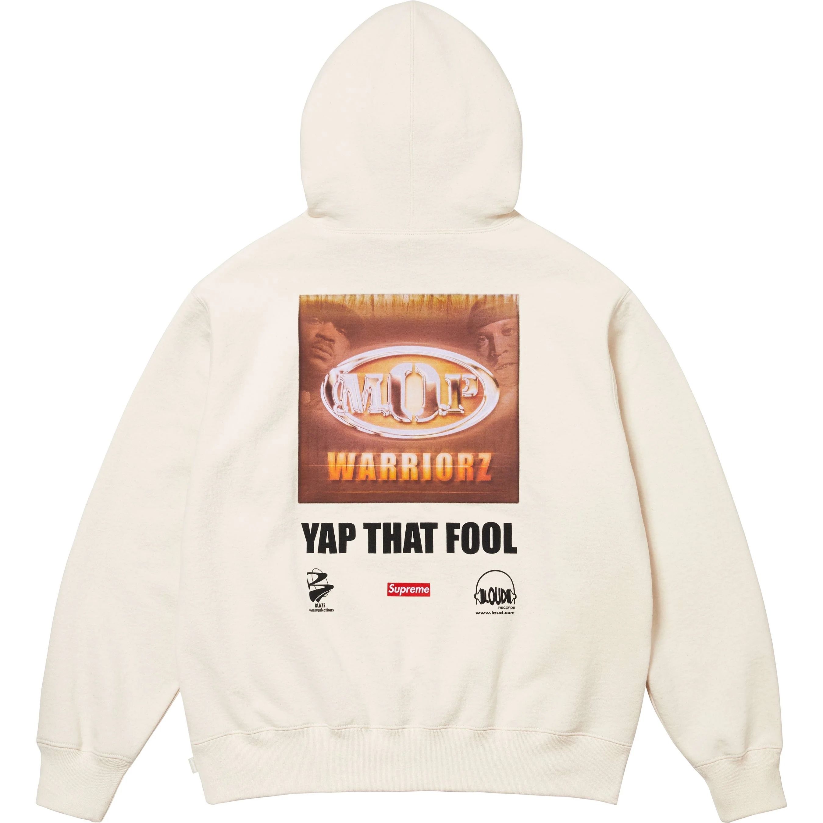 Supreme M.O.P. Hooded Sweatshirt (FW24) - Natural - $178