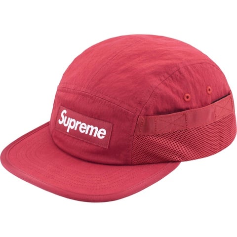Supreme Mesh Pocket Camp Cap - Red