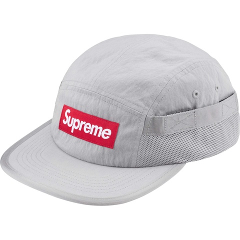 Supreme Mesh Pocket Camp Cap - Silver