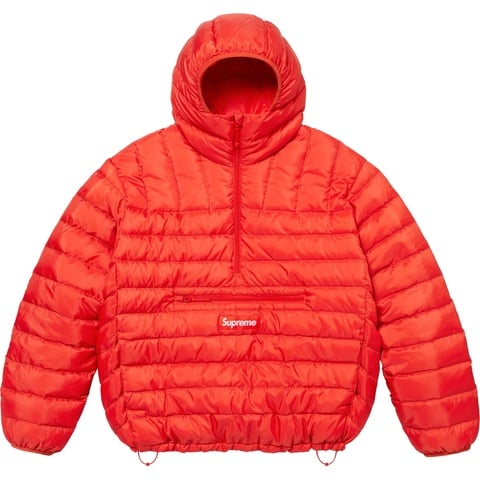Micro Down Half Zip Hooded Pullover - Supreme