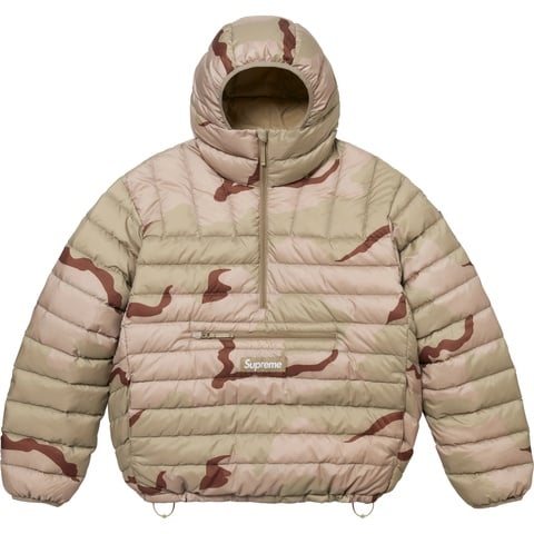 Micro Down Half Zip Hooded Pullover - Supreme