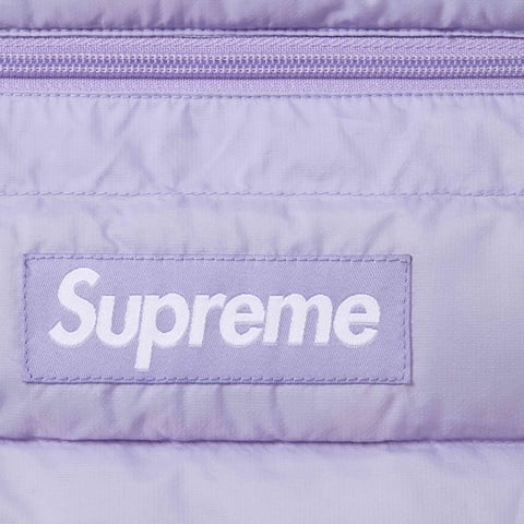 Supreme Micro Down Half Zip Hooded Pullover - Lilac