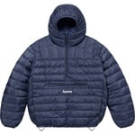 Supreme Micro Down Half Zip Hooded Pullover (FW24) - Navy
