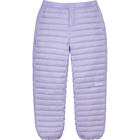 極美品 Supreme Micro Down Pant Lilac S Micro Down Pant - fall/winter 2024 - Supreme