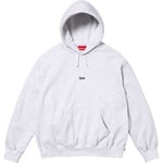 Supreme Micro Logo Hooded Sweatshirt (FW24) - Ash Grey