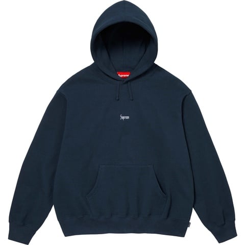 Supreme 【Micro Logo Hooded Sweatshirt】M Micro Logo Hooded Sweatshirt - fall/winter 2024 - Supreme