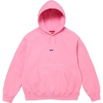 Supreme Micro Logo Hooded Sweatshirt (FW24) - Pink