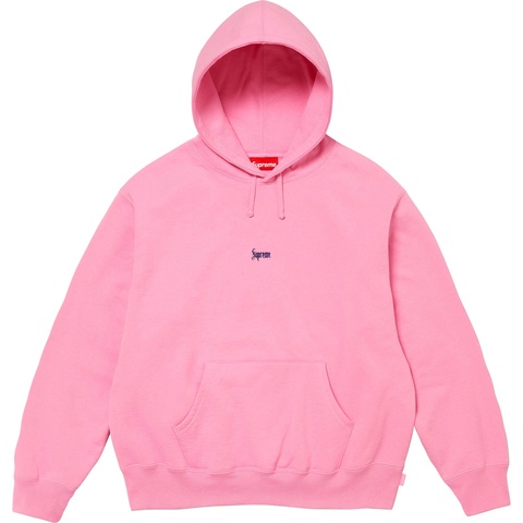 Micro Logo Hooded Sweatshirt - fall/winter 2024 - Supreme
