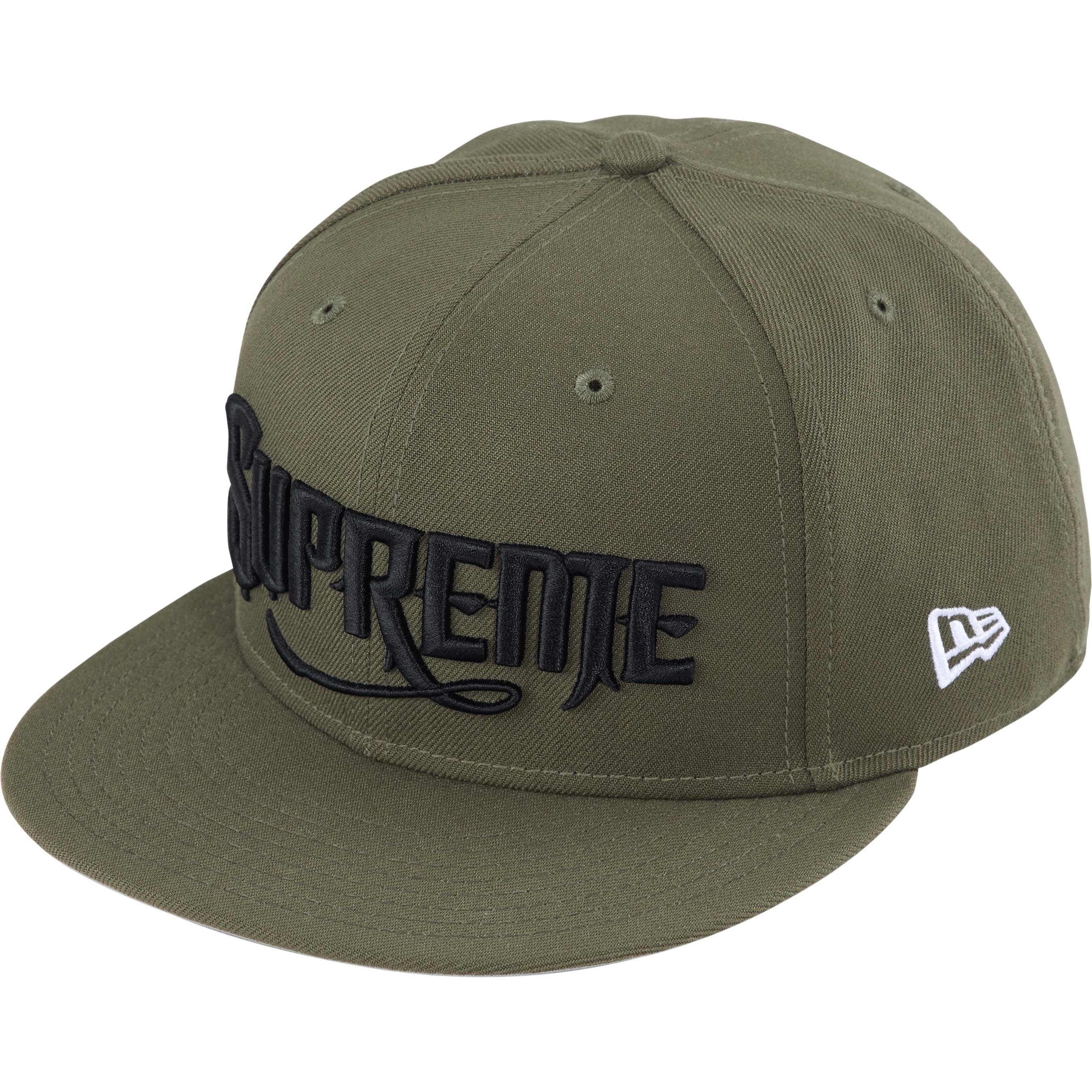 Supreme Mister Cartoon New Era (FW24) - Olive - $54