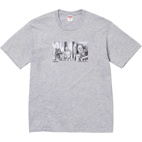Supreme Mister Cartoon Pow Tee - Heather Grey