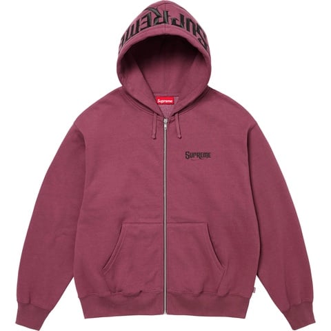 Mister Cartoon Zip Up Hooded Sweatshirt - Supreme
