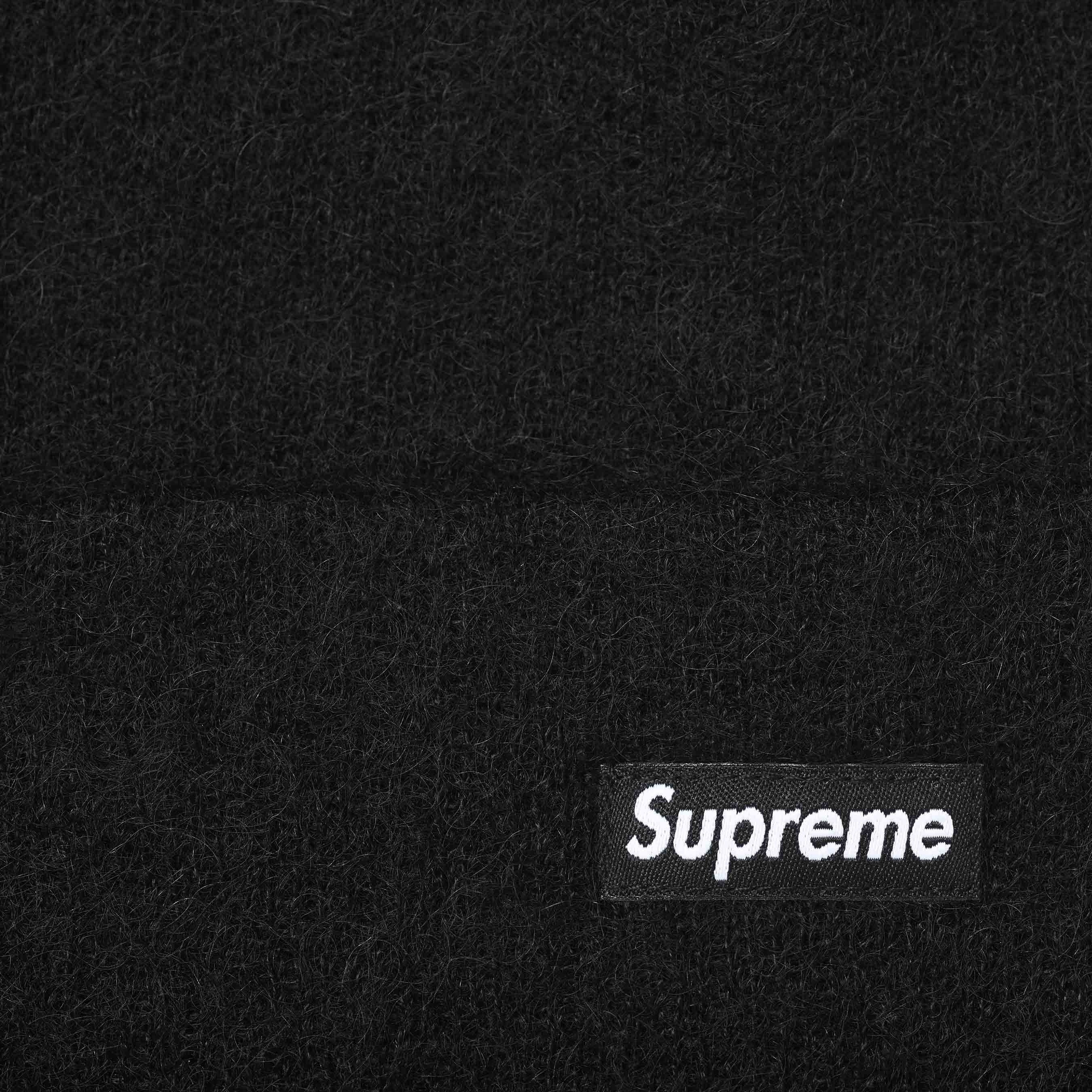 Supreme Mohair Beanie (FW24) - Black - $44