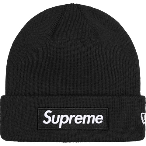 Supreme New Era® Box Logo Beanie - Black