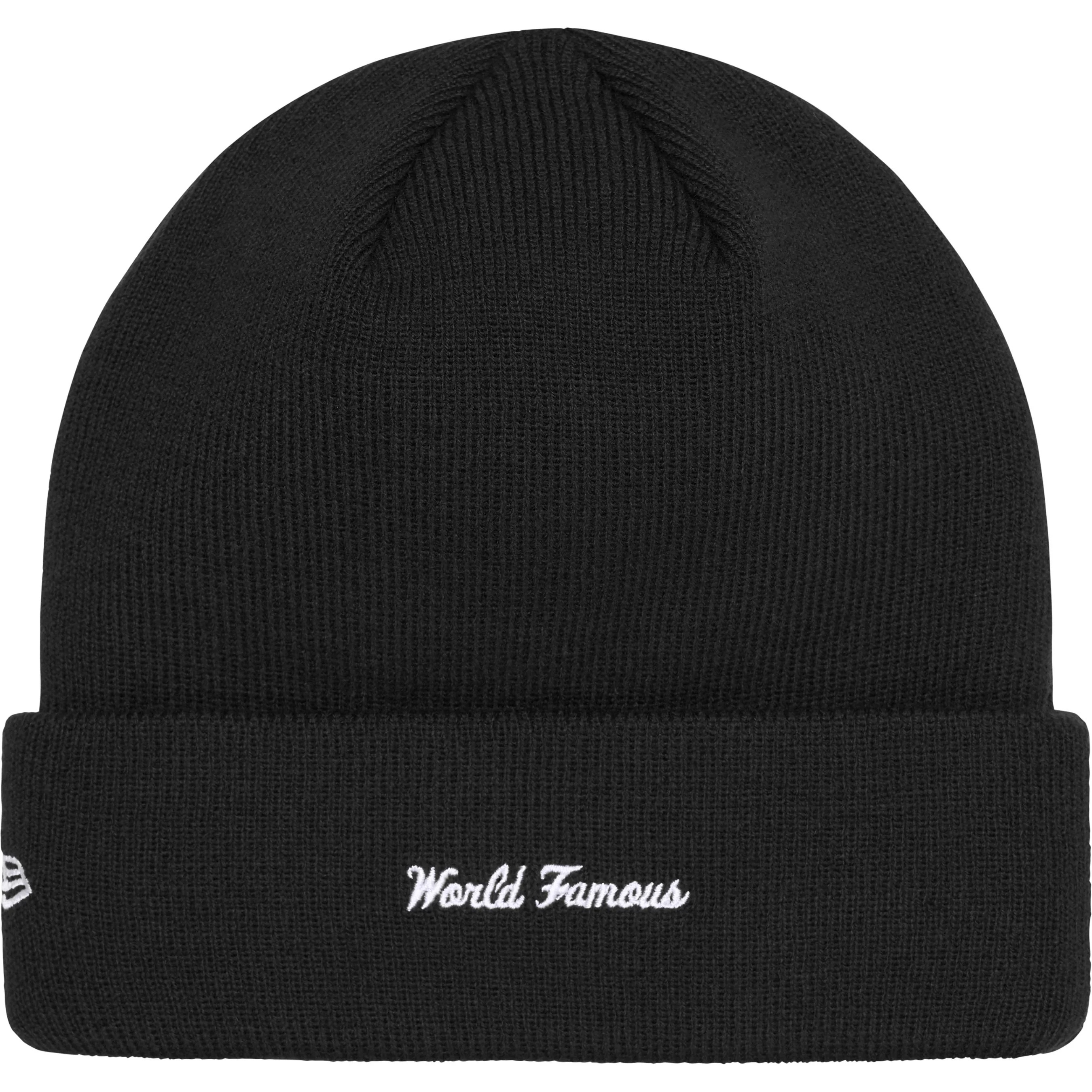 Supreme New Era Box Logo Beanie (FW24) - Black - $44