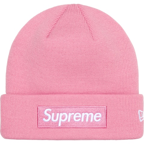 Supreme New Era® Box Logo Beanie - Dusty Pink