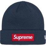 Supreme New Era Box Logo Beanie (FW24) - Navy