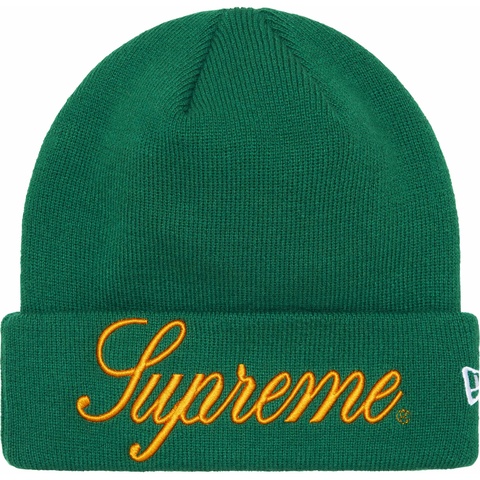 Supreme New Era® Script Beanie - Green