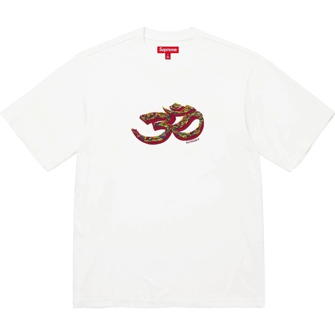 Supreme Ohm Embroidered S/S Top - White