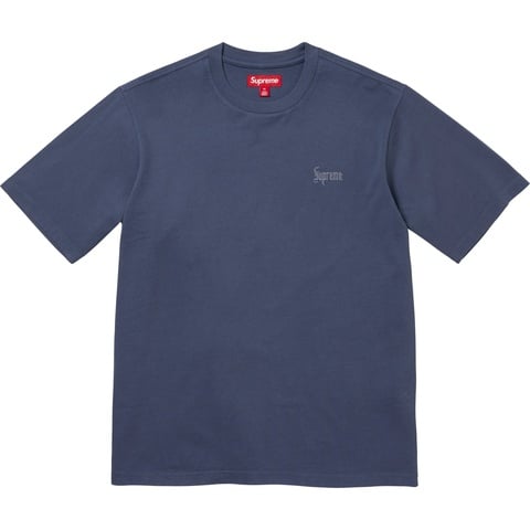 Supreme Old English Tee - Navy