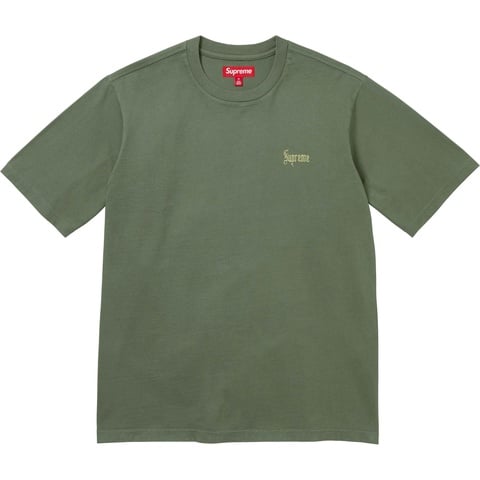 Supreme Old English Tee - Olive
