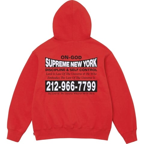 【即決希望】※早い者勝ち※On God Hooded Sweatshirt On God Hooded Sweatshirt - fall/winter 2024 - Supreme