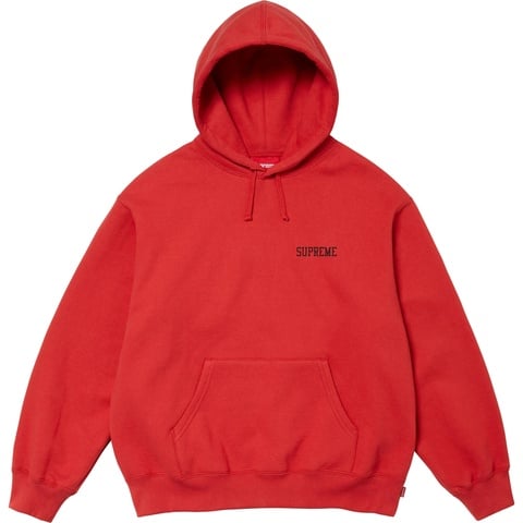 Supreme On God Hooded Sweatshirt - Burnt Red