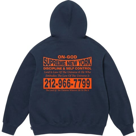 On God Hooded Sweatshirt - fall/winter 2024 - Supreme