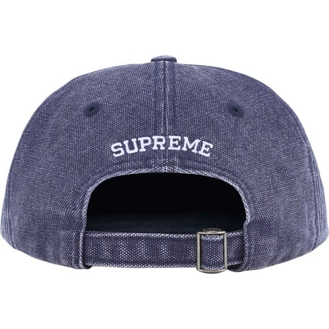 SUPREME キャップ24AW Pigment S Logo ネイビー Pigment S Logo 6-Panel - fall/winter 2024 - Supreme