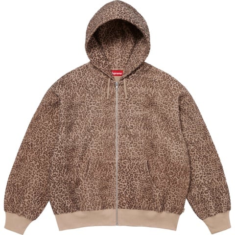 Pilled Zip Up Hooded Sweatshirt - fall/winter 2024 - Supreme