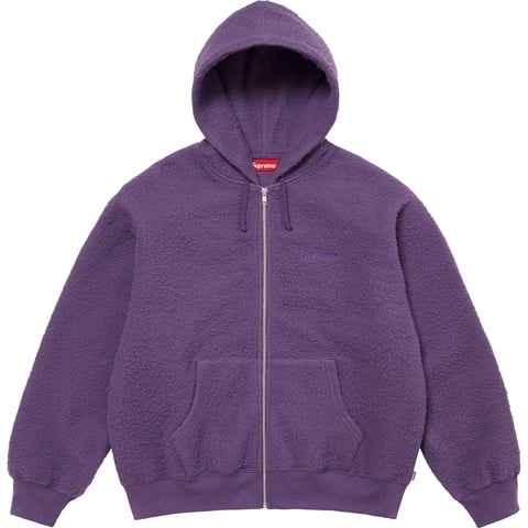 【最終値下げ】Pilled Zip Up Hooded Sweatshirt Fall/Winter 2024 Preview – Supreme