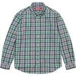 Supreme Plaid Flannel Shirt (FW24) - Blue