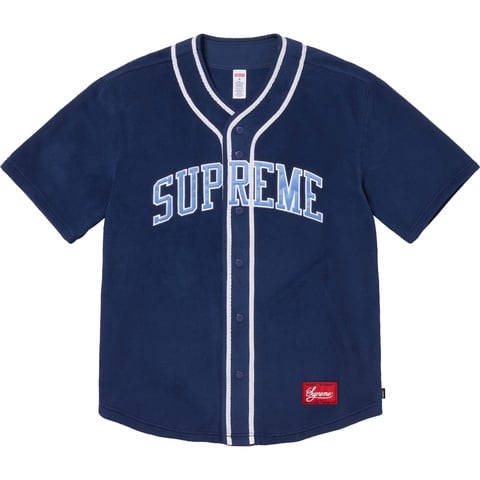 Supreme Polartec® Baseball Jersey - Navy